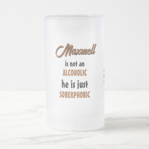 Peacock Beer Frosted Mugg