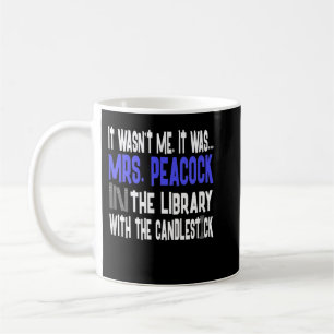 Peacock Bibliotek Candlestick - Clue Kaffemugg