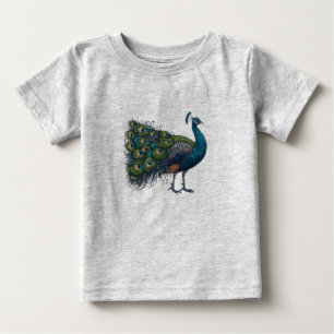 Peacock bird Baby Bra Jersey T-Shirt