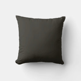 Peacock Black Pillow Kudde