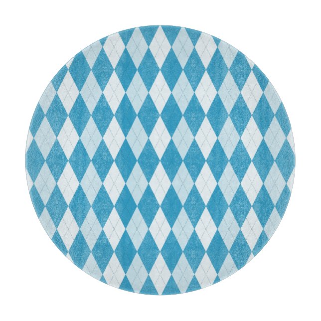 Peacock Blue Argyle Small Diamond Shape (Framsidan)