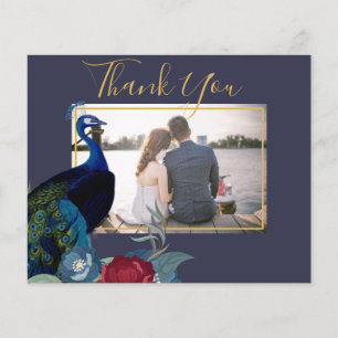 Peacock Blue Burgundy Winter Fall Wedding Flygblad