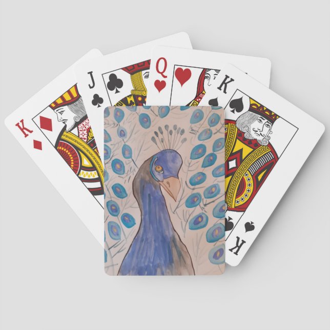 Peacock Blue Casinokort (Baksidan)