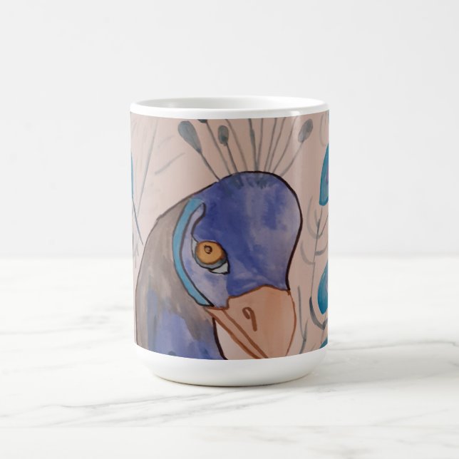 Peacock Blue Kaffemugg (Center)