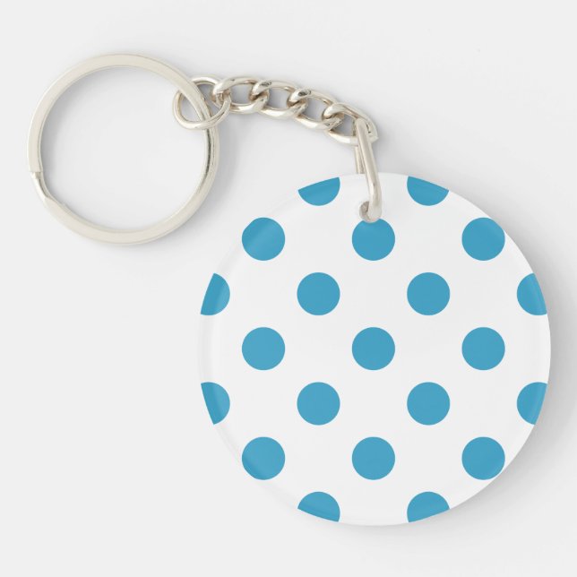 Peacock Blue Polka dots Circles (Framsidan)