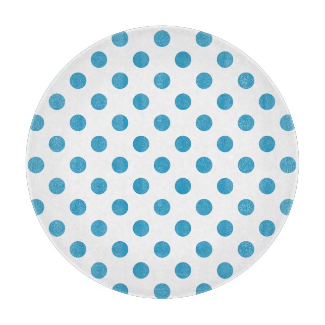 Peacock Blue Polka dots Circles (Framsidan)