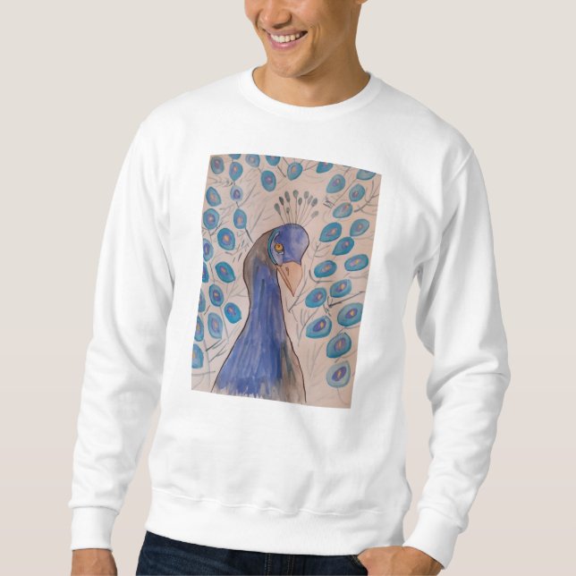 Peacock Blue Sweatshirt (Framsida)