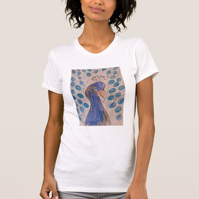 Peacock Blue T Shirt (Framsida)