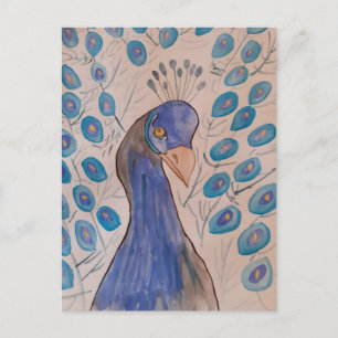 Peacock Blue Vykort