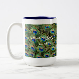 Peacock Bröllop Mugg