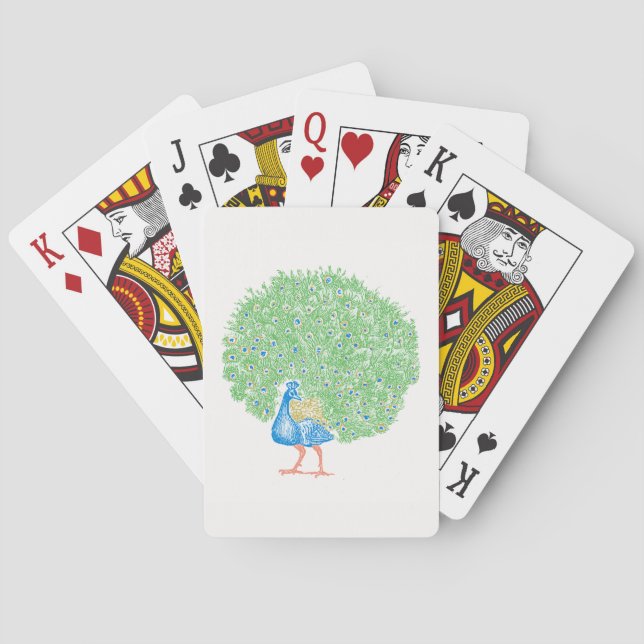 Peacock Casinokort (Baksidan)