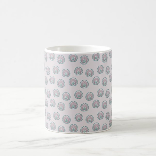 Peacock Circles Kaffemugg (Center)