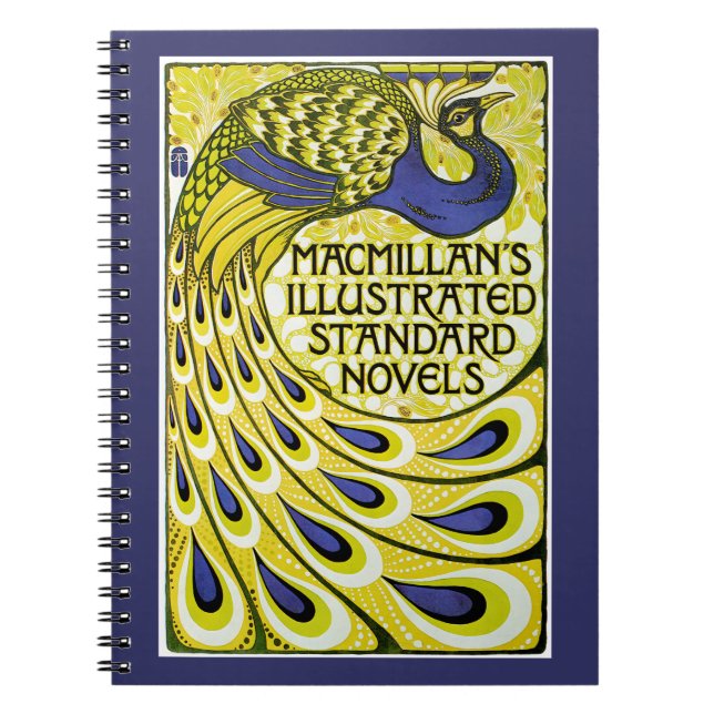 Peacock Edition, MacMillans Illustraded Anteckningsbok Med Spiral (Framsidan)
