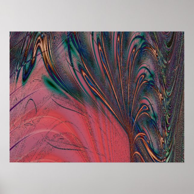 PEACOCK FANTASY POSTER (Framsidan)