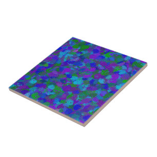 Peacock Färg Kakelplatta