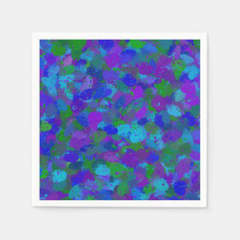 Peacock Färg Pappersservett