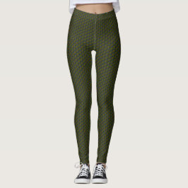 Peacock Färg Patterned Leggings