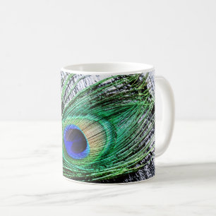 Peacock Feather 1 Mugg
