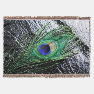 Peacock Feather 1 Thrid Blanket Filt