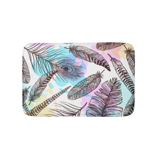 Peacock Feather Badrumsmatta (Framsidan)