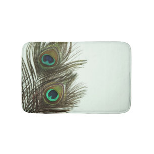 Peacock Feather Bath Mat Badrumsmatta