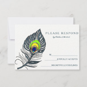 Peacock Feather Blue OSA kort