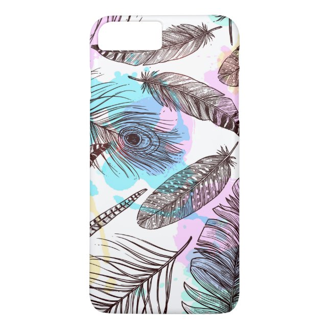 Peacock Feather Case-Mate iPhone Skal (Baksida)
