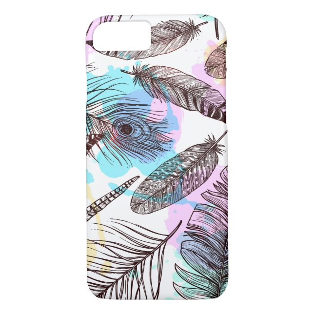 Peacock Feather Case-Mate iPhone Skal (Baksida)