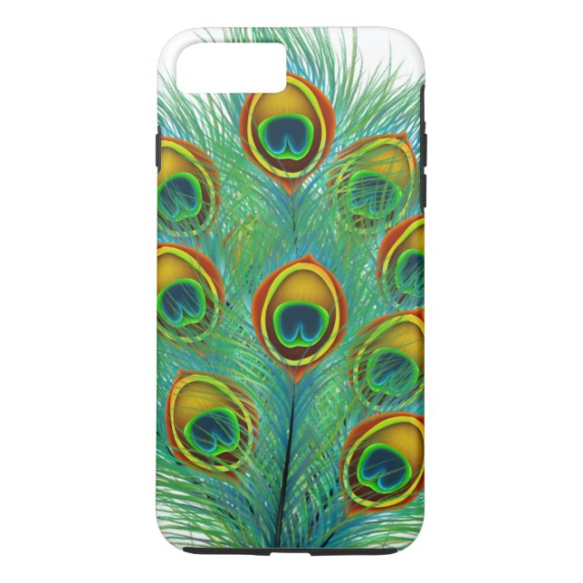 Peacock Feather Case-Mate iPhone Skal (Baksida)