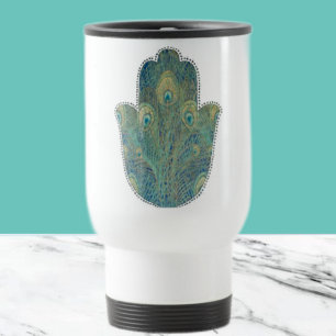 Peacock Feather Hamsa Resemugg