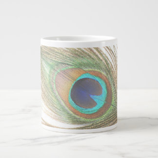 Peacock Feather Jumbo Mugg