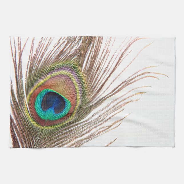 Peacock Feather Kitchen Towel Kökshandduk (Horisontell)
