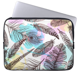 Peacock Feather Laptop Fodral