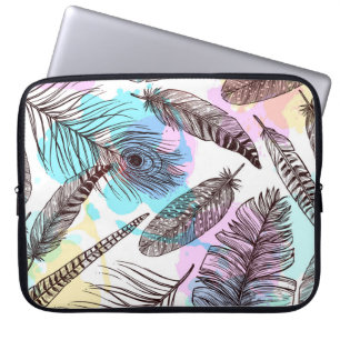 Peacock Feather Laptop Fodral