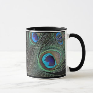Peacock Feather Mugg
