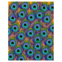 Peacock Feather Papper - Tropiska orangen