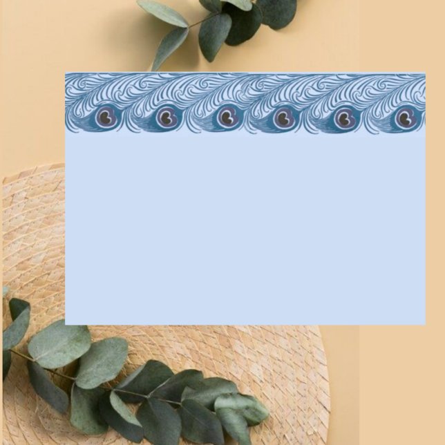 Peacock Feather Post-it Block (Skapare uppladdad)