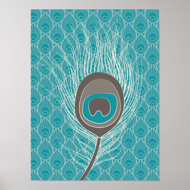 Peacock Feather Poster (Framsidan)