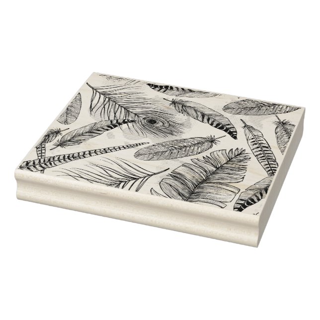 Peacock Feather Stämpel (Stämpel)