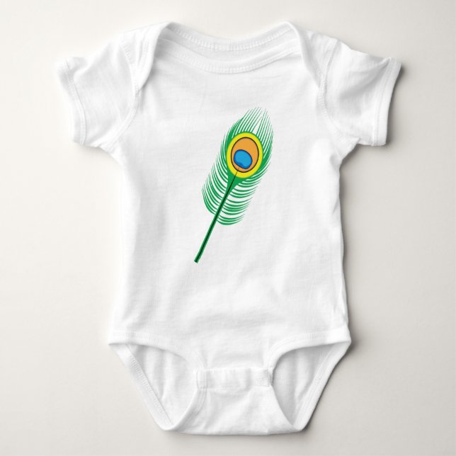 Peacock Feather Tee Shirt (Framsida)