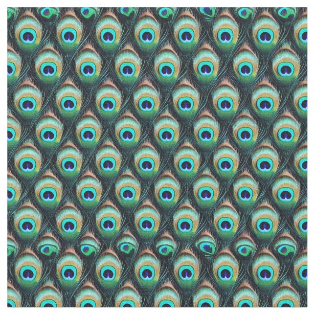 Peacock Feathers - 2 Tyg (Närbild)