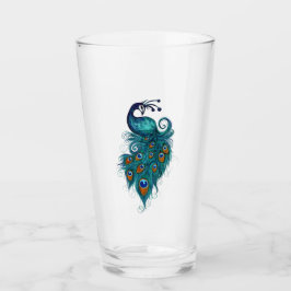 Peacock Feathers Art Glaskopp
