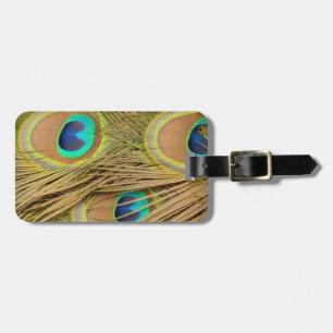 Peacock Feathers Bagagebricka