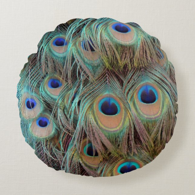 Peacock Feathers Dekorativ kudde (Framsidan)