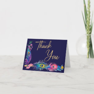 Peacock Feathers & Flowers Quinceañera Tack Kort