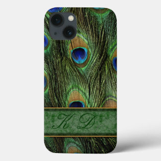 Peacock Feathers iPhone 6 Fodral Monogram