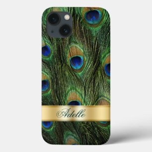 Peacock Feathers iPhone 6 Monogram Fodral
