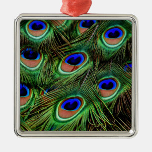 Peacock Feathers Julgransprydnad Metall