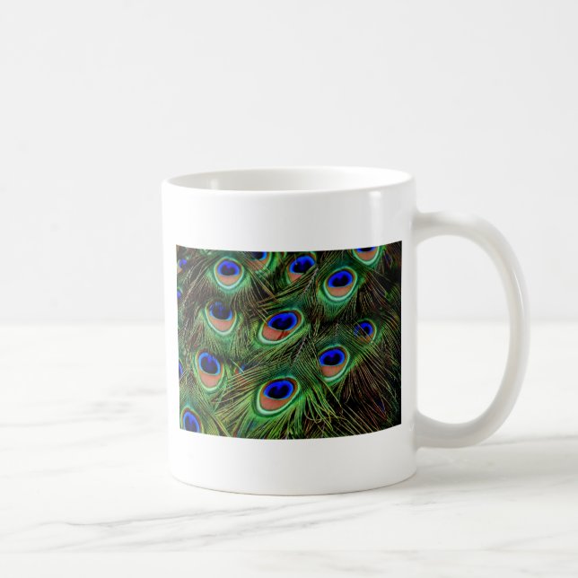 Peacock Feathers Kaffemugg (Höger)