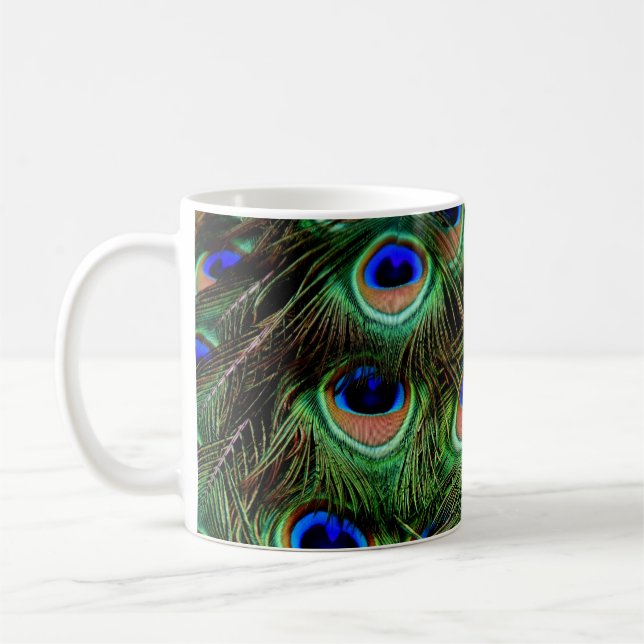 Peacock Feathers Kaffemugg (Vänster)